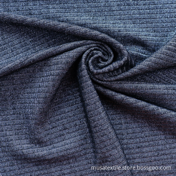 High Quality R/T Rib spandex with Silver Fabric